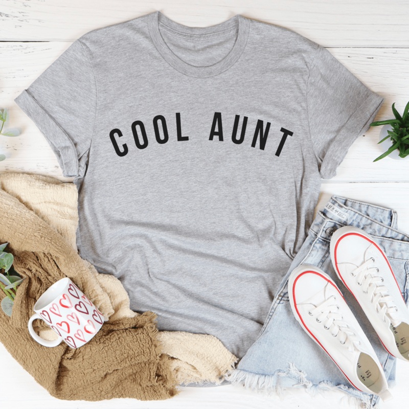 Cool Aunt Tee Athletic Heather S