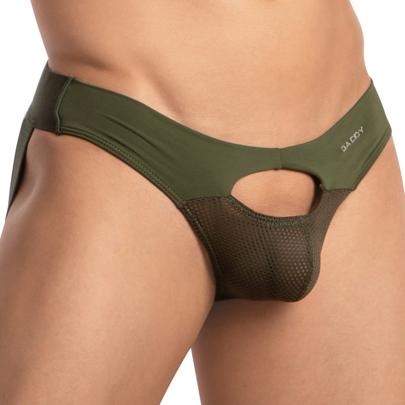 Daddy DDE058 Low-Rise Freedom Jockstrap Small Green