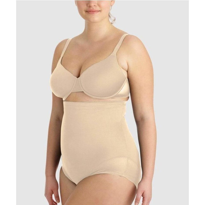 Miraclesuit Adjustable Fit-Plus High Waist Brief – Nude