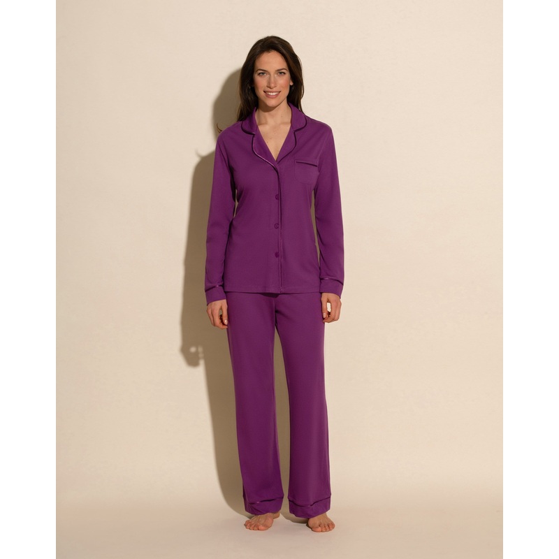 Pigiama Con Top A Maniche Lunghe E Pantaloni Swiss Beet/Swiss Beet XS