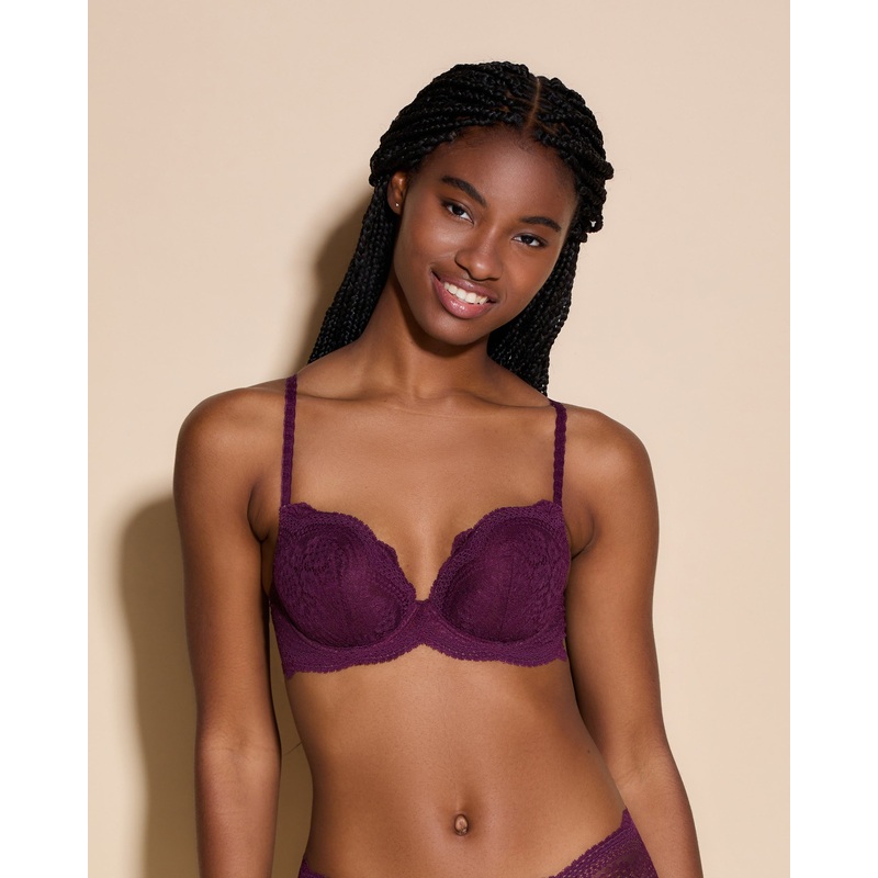 Push Up Bra Burgundy 30C