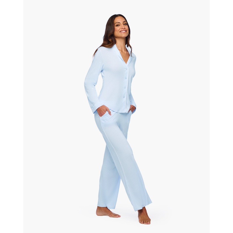 Schlafanzug Mit Hose Mattina/White XS