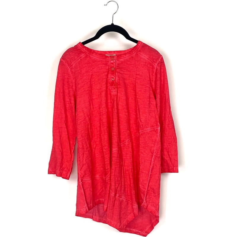Button Up Quarter Sleeve -Small
