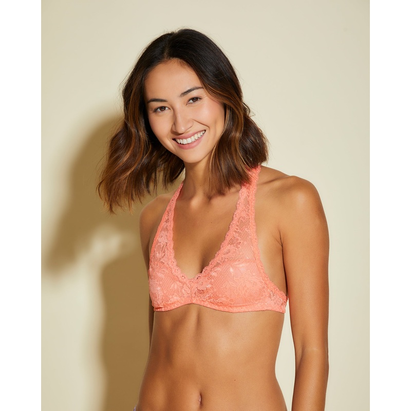 Petite Racie Racerback Bralette Coral Breeze PS