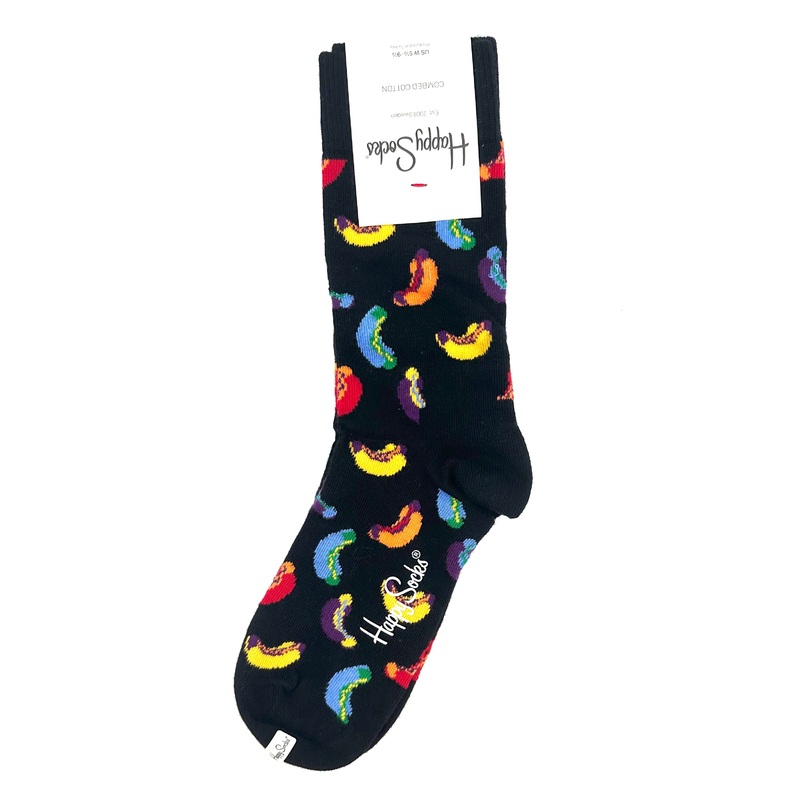 Rainbow Hotdogs Socks – Women’s Size 5 1/2 – 9 1/2