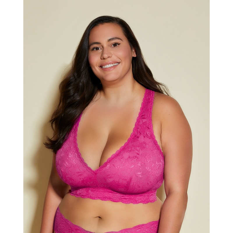 Bralette Con Spalline Incrociate Ultra Curvy Victorian Pink XS