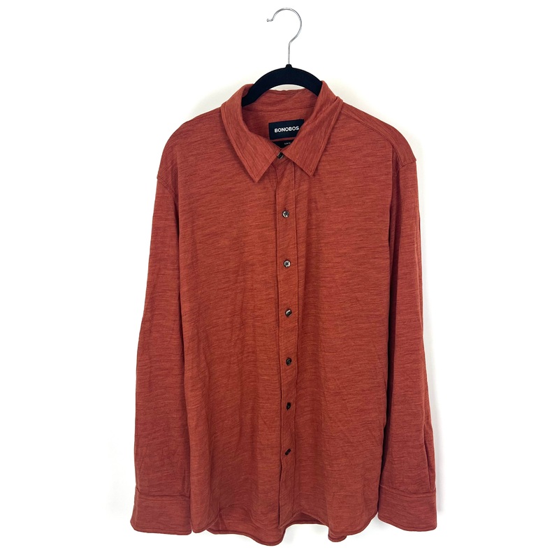 MENS Auburn Button Up Long Sleeve – Slim Fit Medium