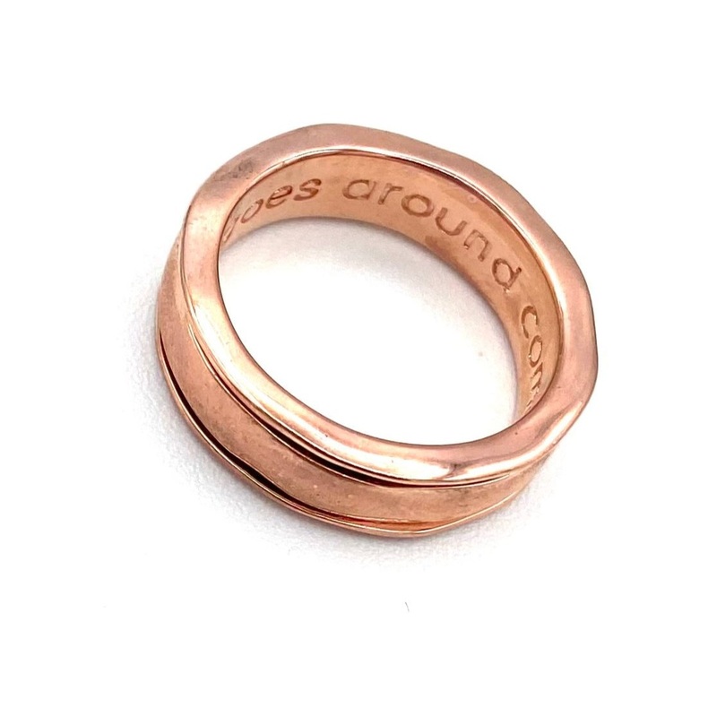 Rose Gold “What Goes Around” Ring – Size 7