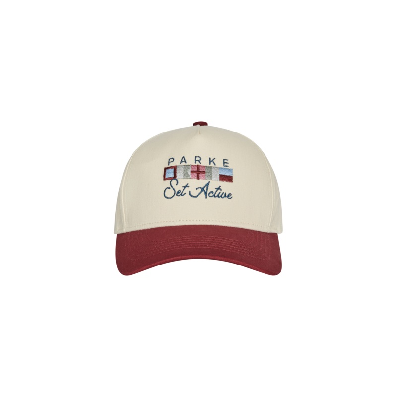 SET X PARKE FLAGSHIP HAT Rhubarb One Size