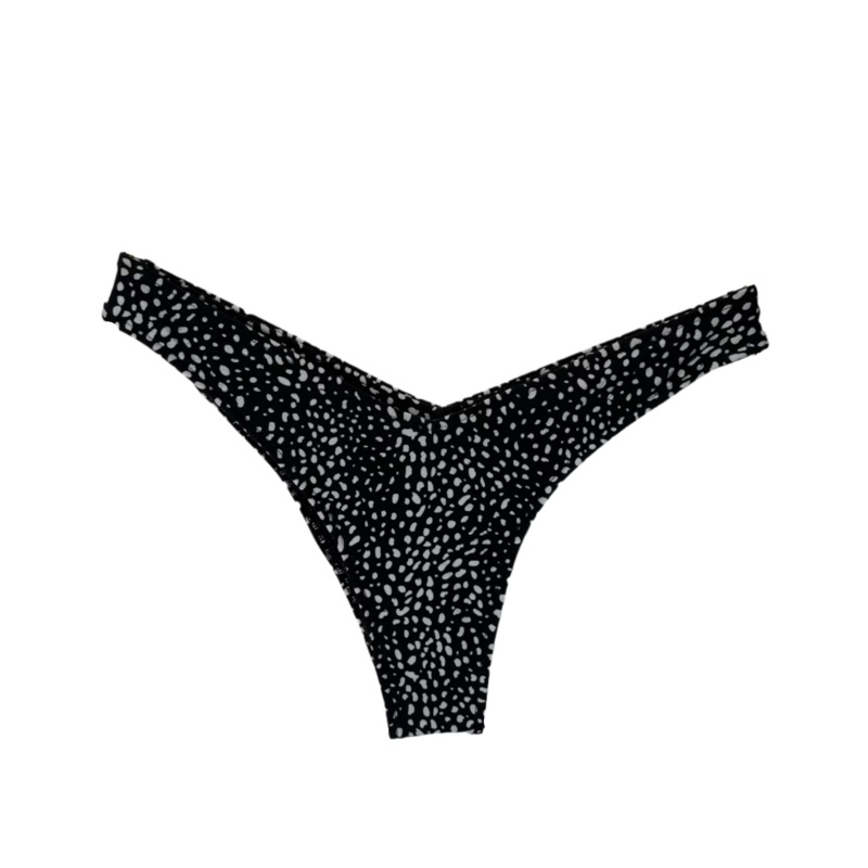 Black & White High Cut And Cheeky Bikini Bottom – XS, XL, XXL, XXXL Extra Small (Size 000/00)