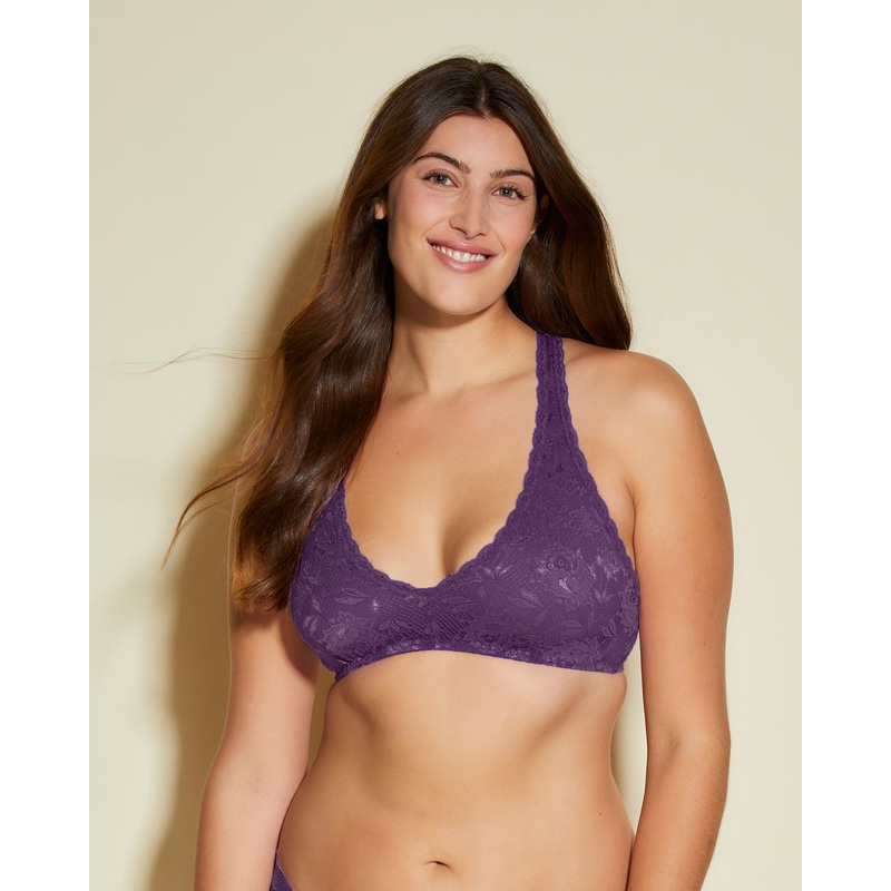 Bralette Beauty Con Spalline Incrociate Zaadi Purple S