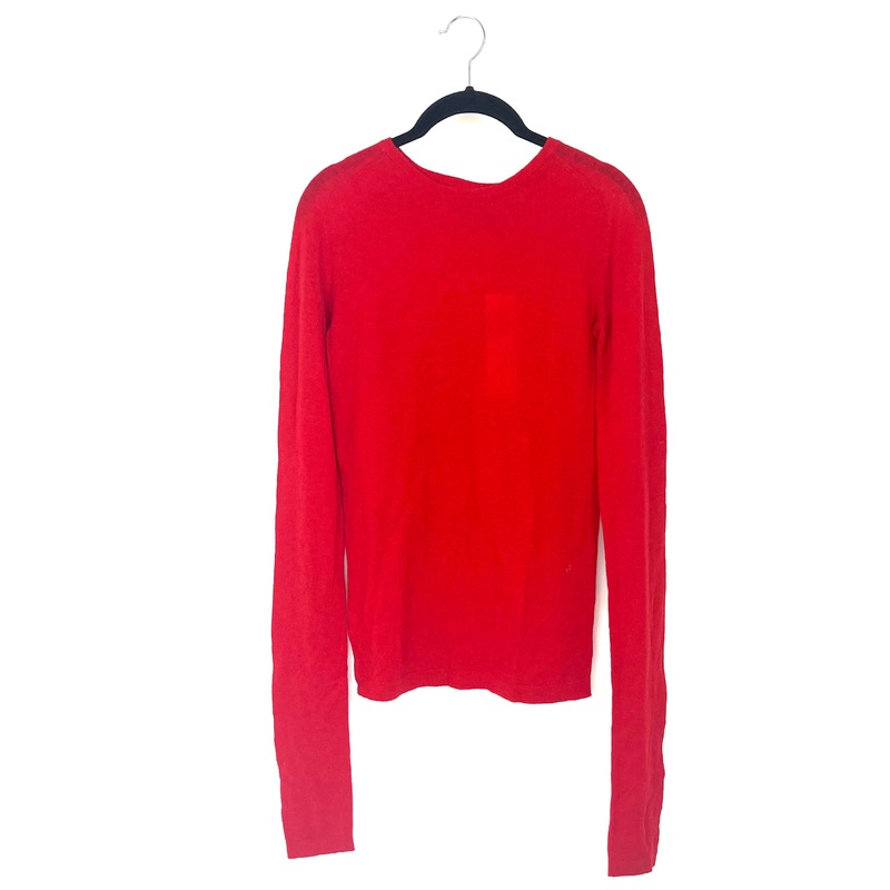 Red Long Sleeve Sweater – Small