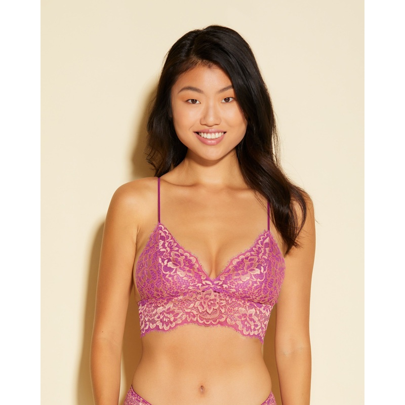 Bralette Cape Fuchsia/ Rampur Sunset S