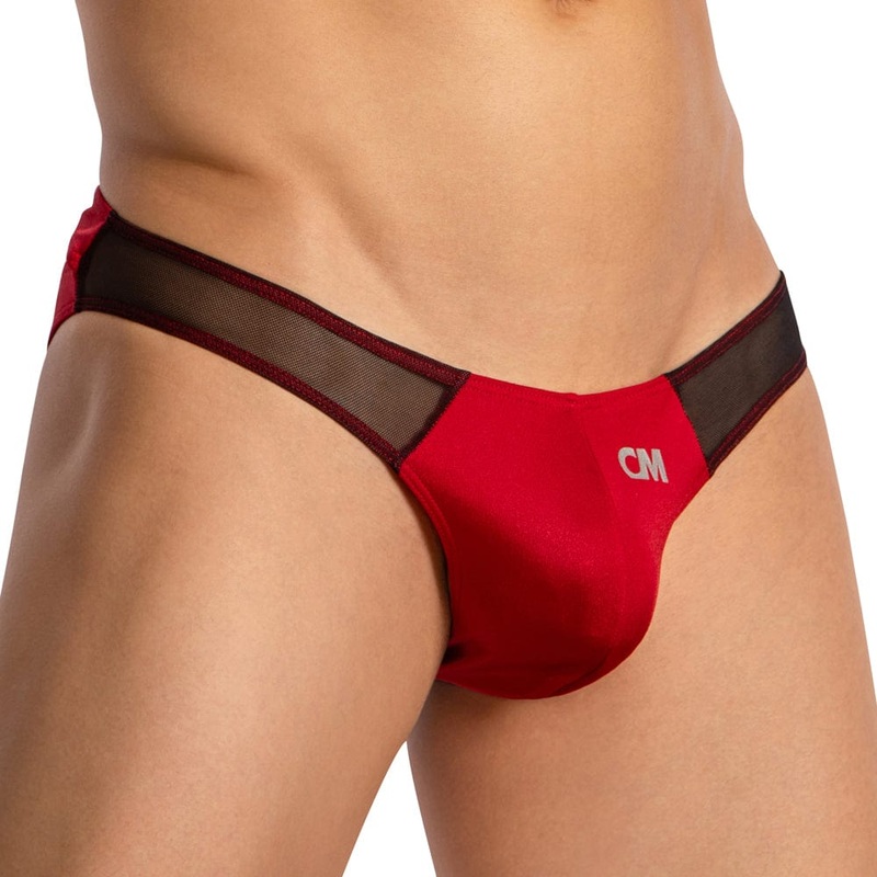 Cover Male CMI069 Mesh Sides Bikini Small Navy/Turq