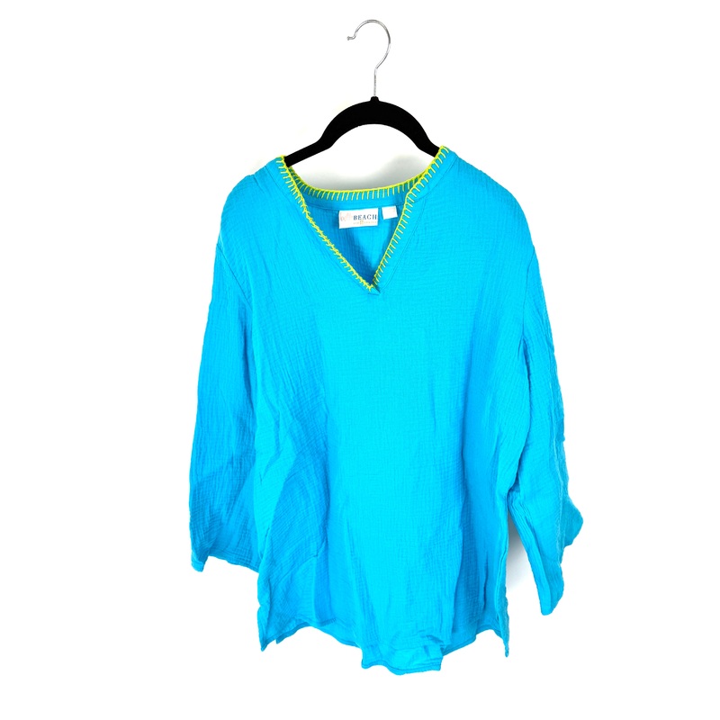 Neon Blue Top – Size 6/8