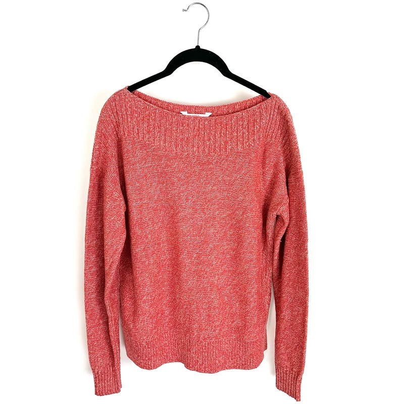 Red Boatneck Sweater – Medium
