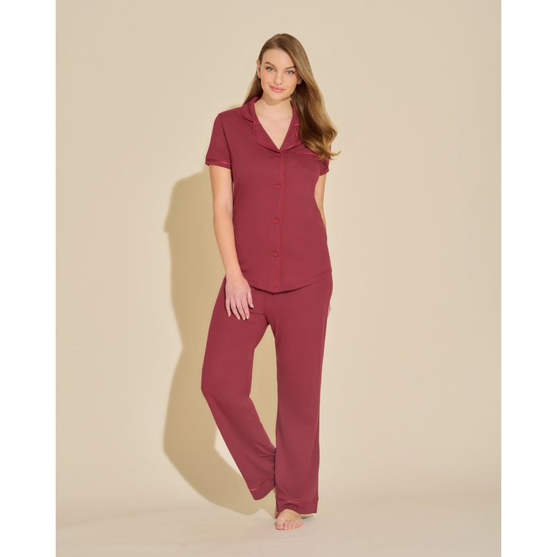 Conjunto De Pijama Con Camisa De Manga Corta Y Pantalones Vin Brule/Fragolino XS