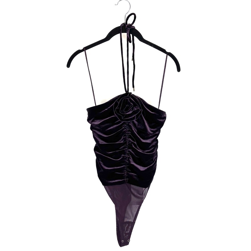 Purple Halter Rosette Top- Size 2 and Size 4 Small (size 2)