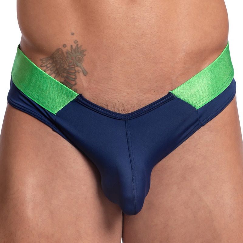 Agacio AGJ032 Neon Bulge Brief Small Black