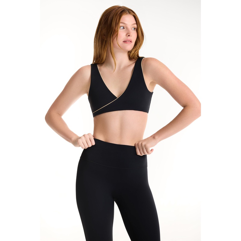 AIRLUXE BREATHE CONTRAST WRAP BRA – MARLIN Marlin XS