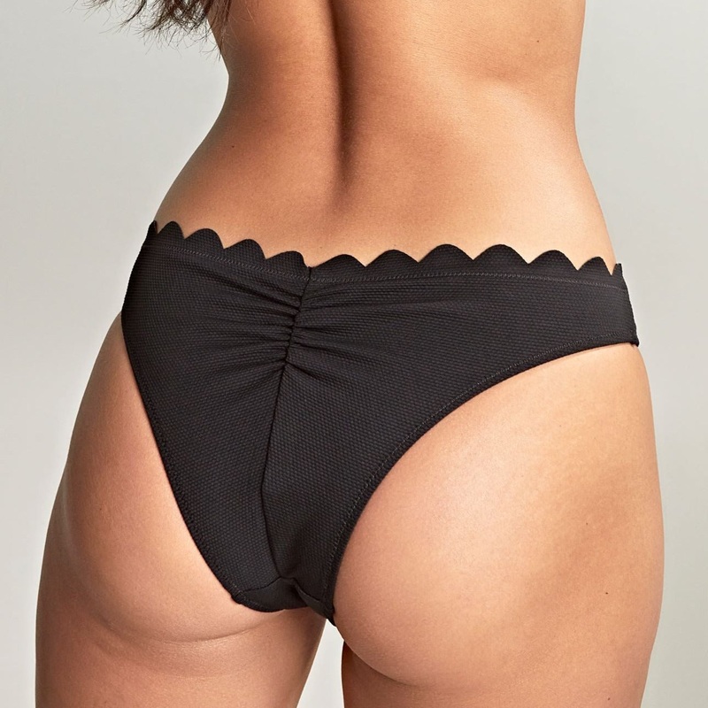 Brazilian Bikini Bottoms – SW1789 – Jet BLACK XS