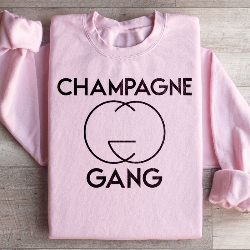 Champagne Gang Sweatshirt Black S