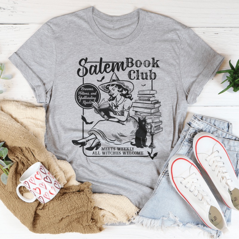 Salem Book Club Tee Mustard S