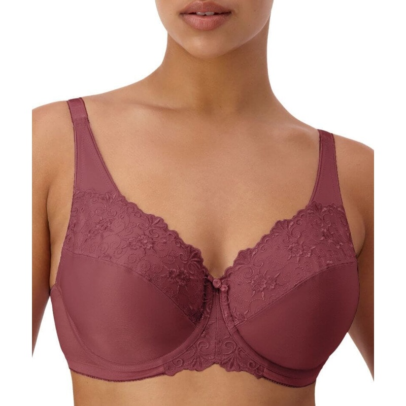 Triumph Embroidered Minimizer Bra – Smokey Russet 40G