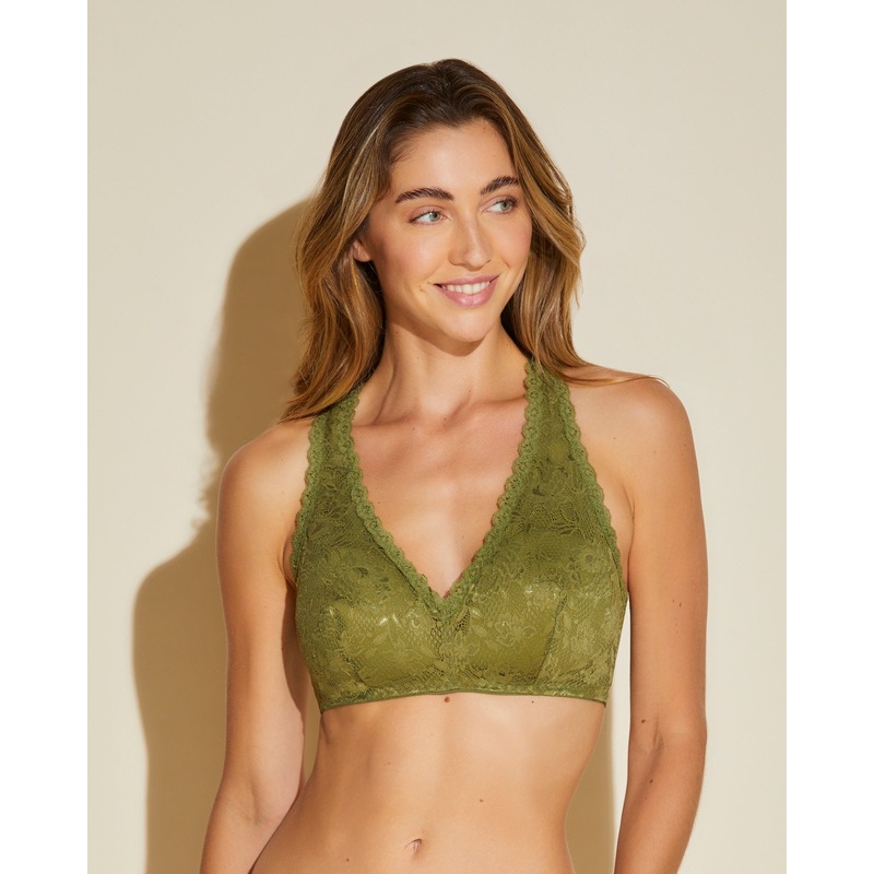 Bralette Imbottita Con Spalline Incrociate Aloe S