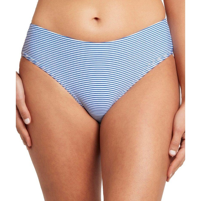 Sea Level Positano Stripe Mid Bikini Brief – Azure 4