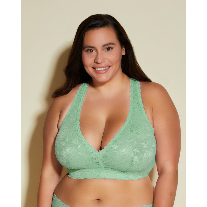 Ultra Curvy Racerback-Bralette “Racie” Ghana Green XS
