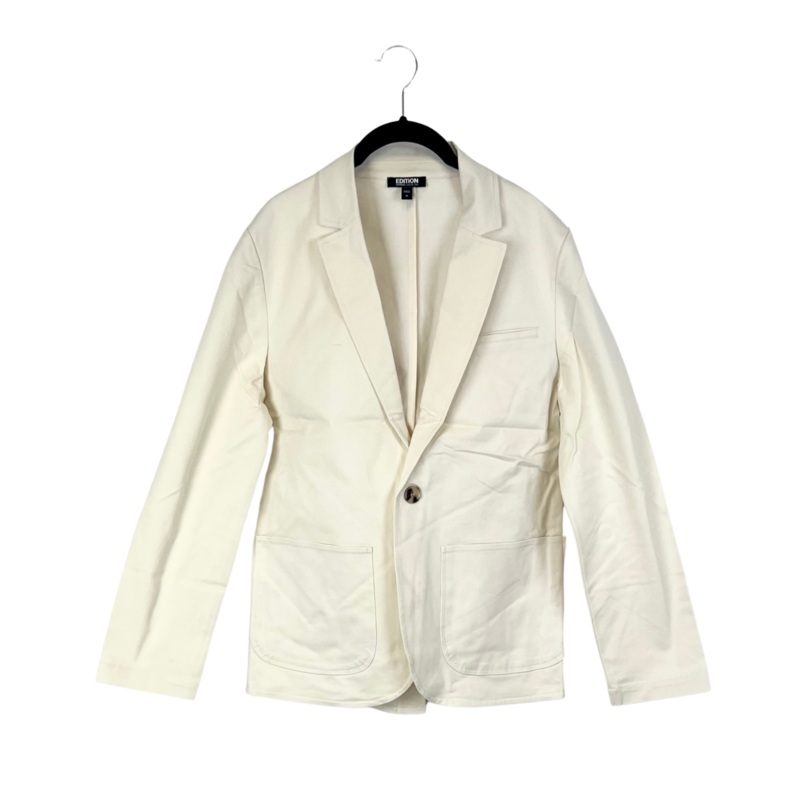 Unisex Cream Blazer – Mens Size 36/Women Size 4/6 and Mens Size 40 / Womens Size 8/10 Mens Size 36 / Womens Size 4/6