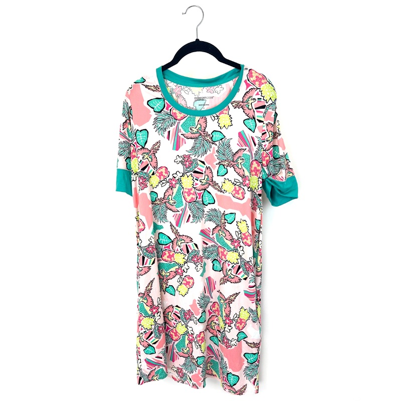 Cuddl Duds Animal Print Sleep Dress – Size 4-6