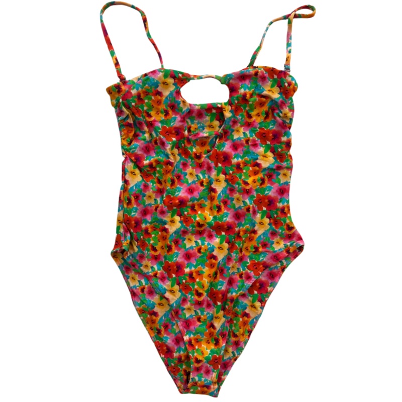 Multi Colored Floral One Piece Swimsuit – Extra Small