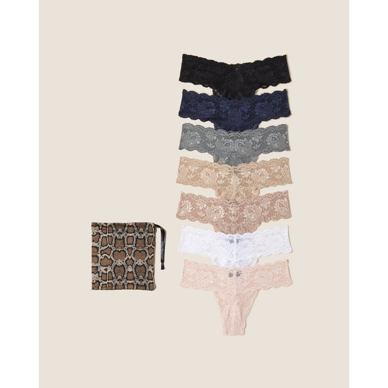 Pack De 7 Tangas Neutral Snake Talla nica