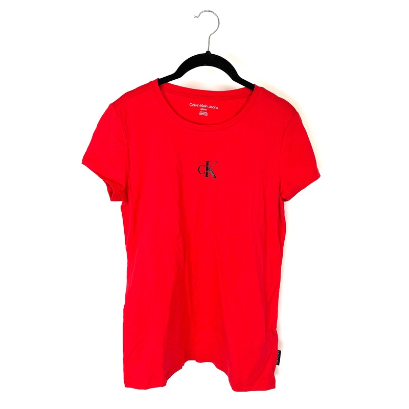 Red Short Sleeve Top – Small