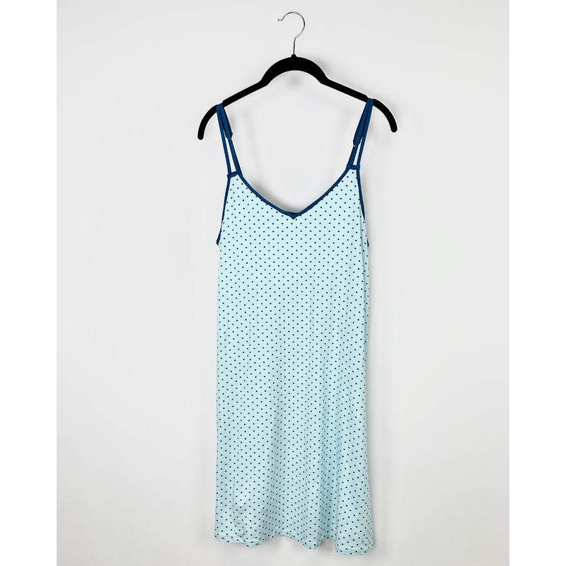 Blue Polka Dot Nightgown – Size 4-6
