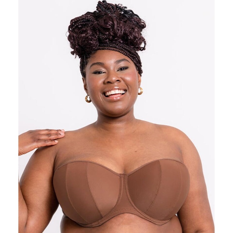 Curvy Kate Luxe Strapless Bra – Caramel 28D