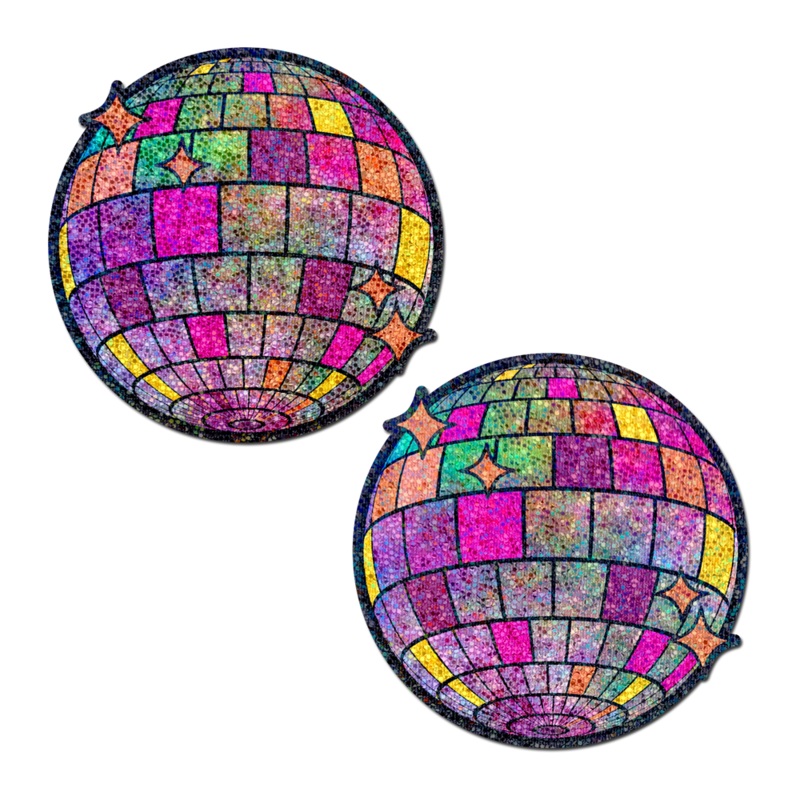 Disco Ball Nipple Covers Shimmering Glitter Pasties by Pastease