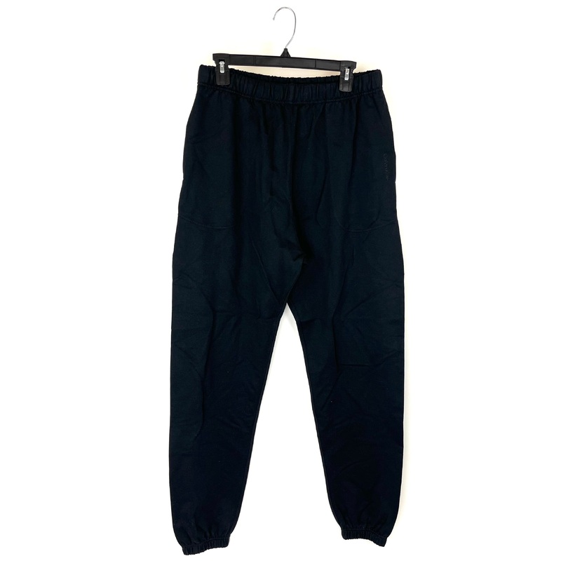 MENS Black Lounge Jogger Sweatpants – Medium