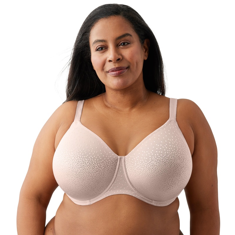 Wacoal Back Appeal Underwire Full Cup Bra 36H Rose Dust