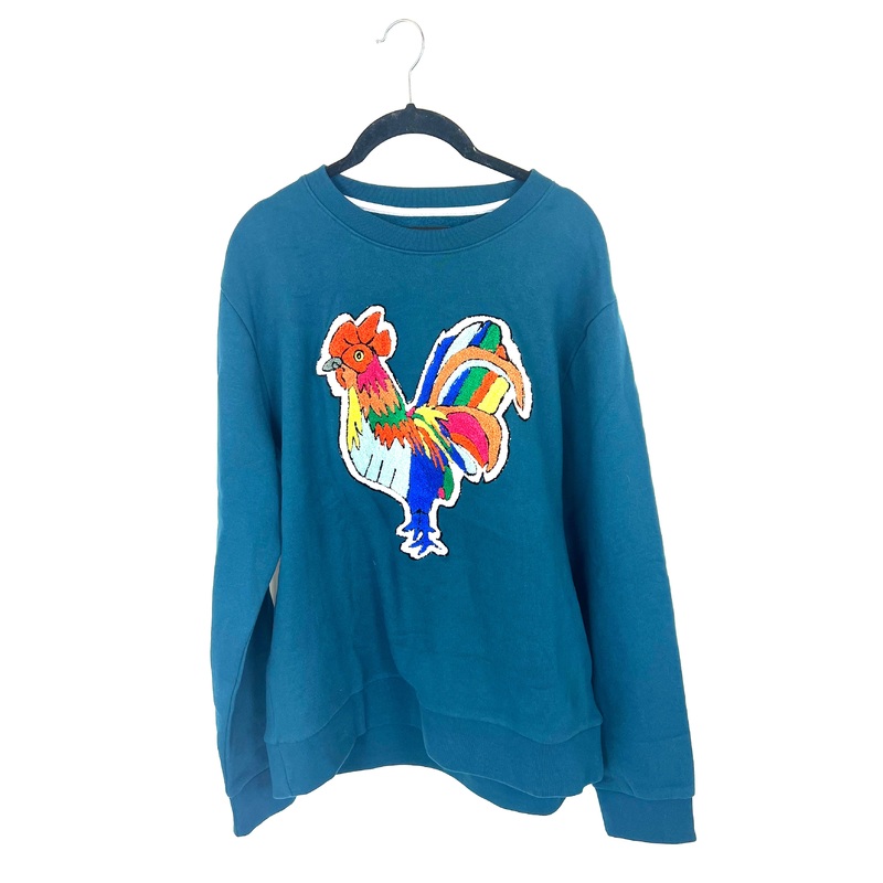 Blue Chicken Graphic Sweater – Unisex –  Mens Medium / Womens Small