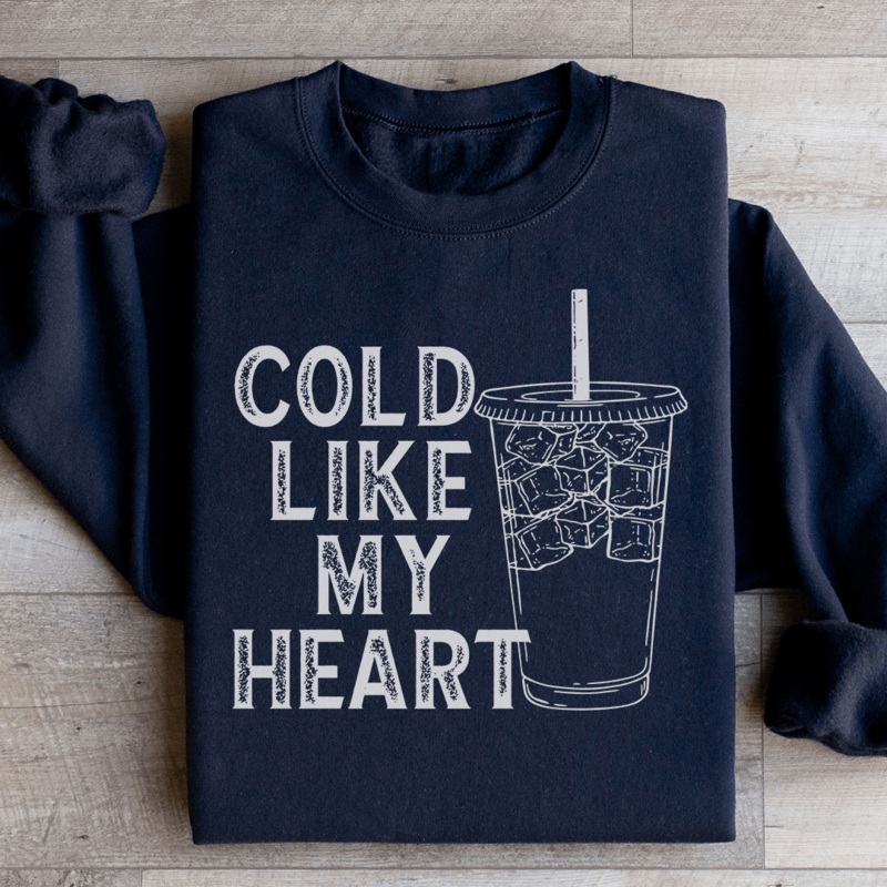 Cold Like My Heart Sweatshirt Black S