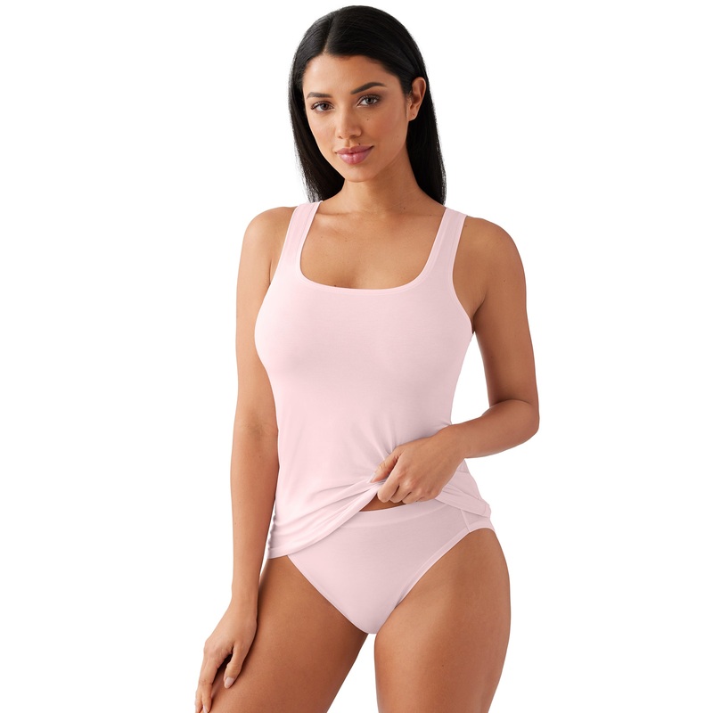 Understated Cotton Tank – 815362 – Ballet Slipper PINK S