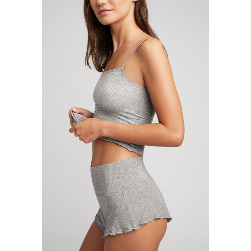 Whipped Cami in Heather Grey XS Heather Grey Single