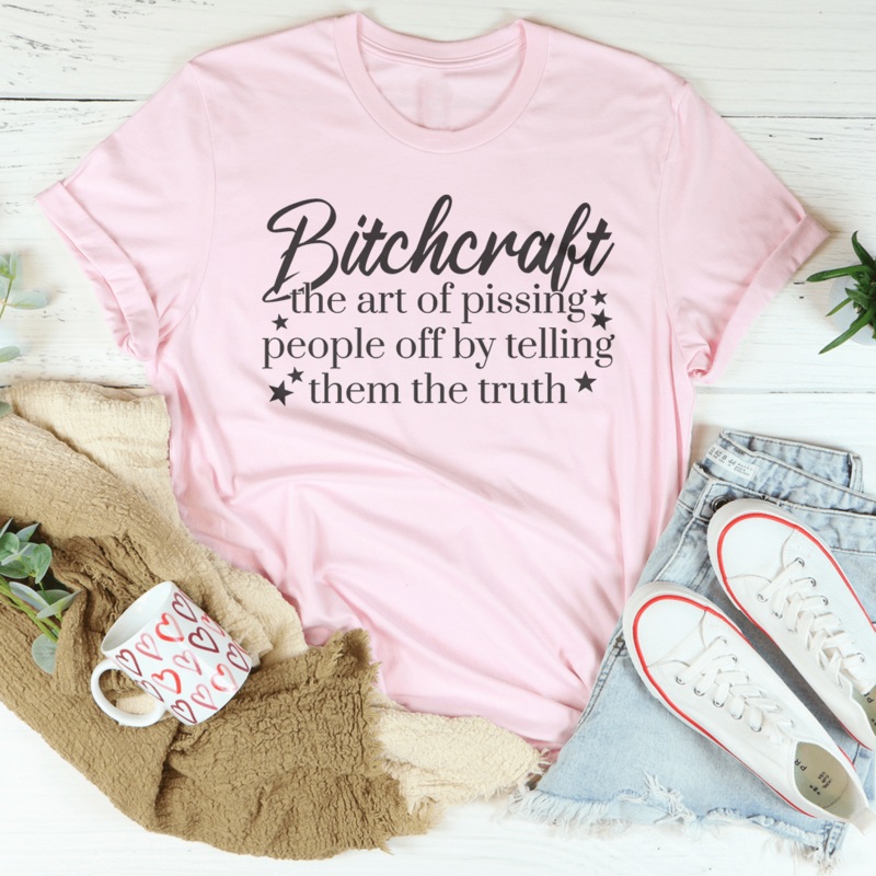 Bitchcraft The Art Of Pissing People Off By Telling Them The Truth Tee Black Heather S