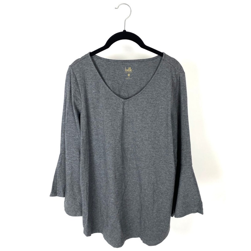 Dark Grey Flared Long Sleeve- Small/Medium