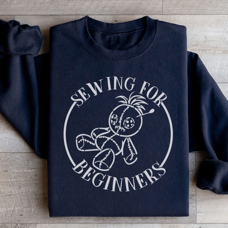 Sewing For Beginners Sweatshirt Black S