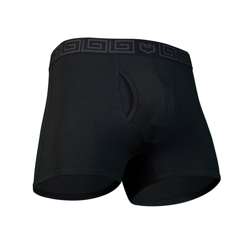 SHEATH 2.1 Bamboo Men’s Dual Pouch Trunks BLACK XS 24-26″