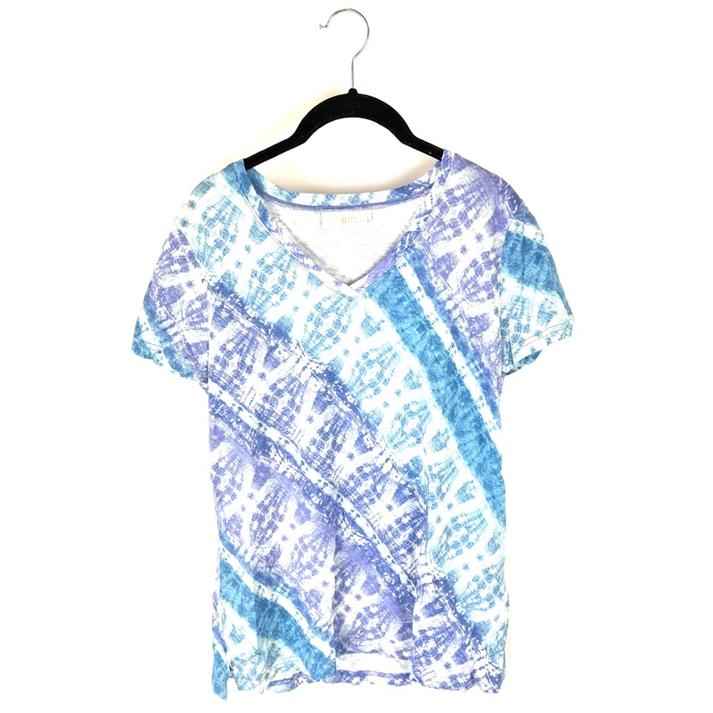 Blue Abstract Tie Dye T-Shirt – Size 6/8
